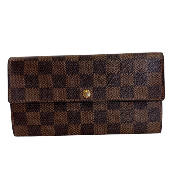 Louis Vuitton Handbags - Authentic Louis Vuitton Wallet Long Damier Porte Feuille Sarah Bifold LV Vintage